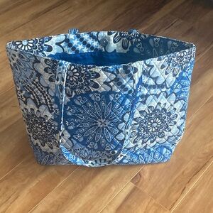 Vera Bradley Blue Patterned Tote Bag